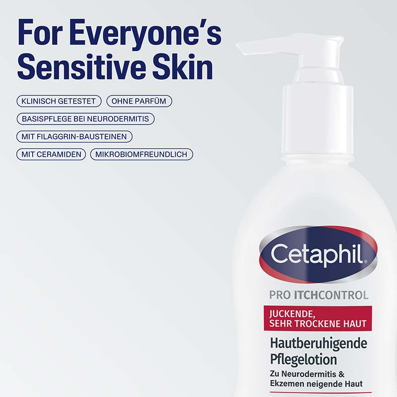 Cetaphil PRO ITCHCONTROL Hautberuhigende Pflegelotion 295 ml Lotion