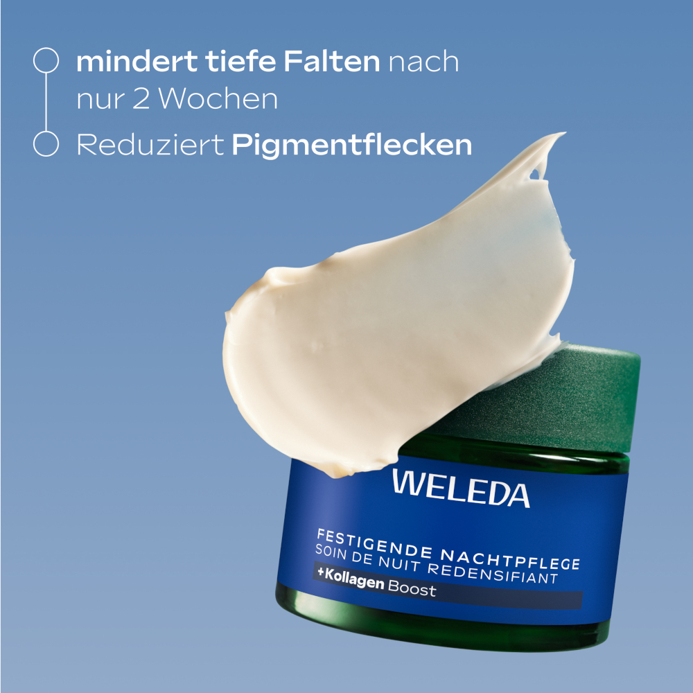 WELEDA Festigende Nachtpflege Blauer Enzian & Edelweiss 40 ml Nachtcreme