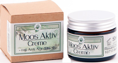 Moos Aktiv Creme mit Anti Age Effekt 50 ml Creme