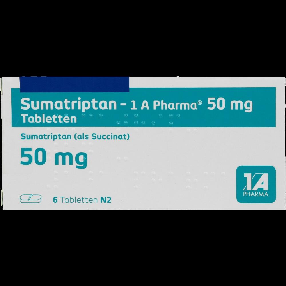 Sumatriptan-1 A Pharma 50mg 6 St Tabletten