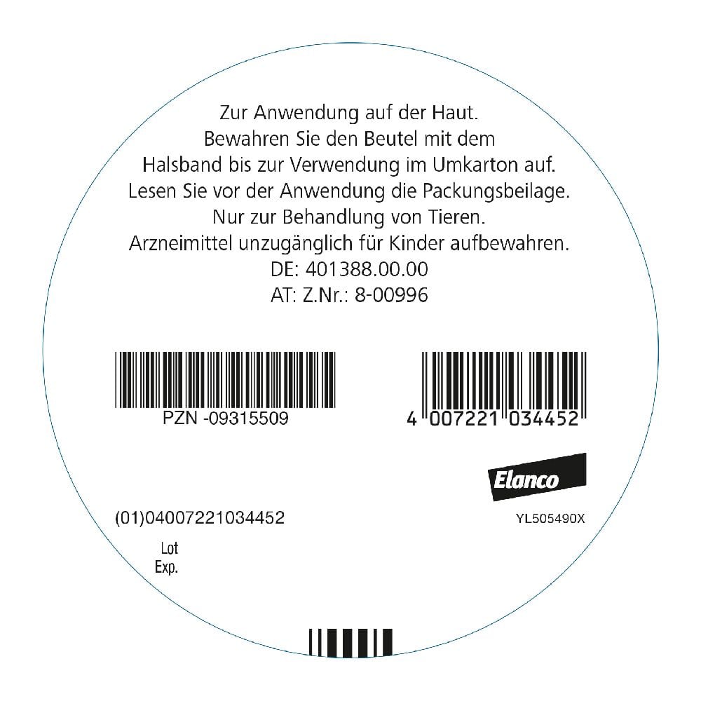 SERESTO 1.25+0.56 HUND BIS 8KG 1 St Halsband