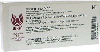 Plexus gastricus Gl D5 Ampullen 10X1 ml Ampullen