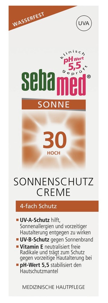 sebamed SONNENSCHUTZ CREME LSF 30 75 ml Creme