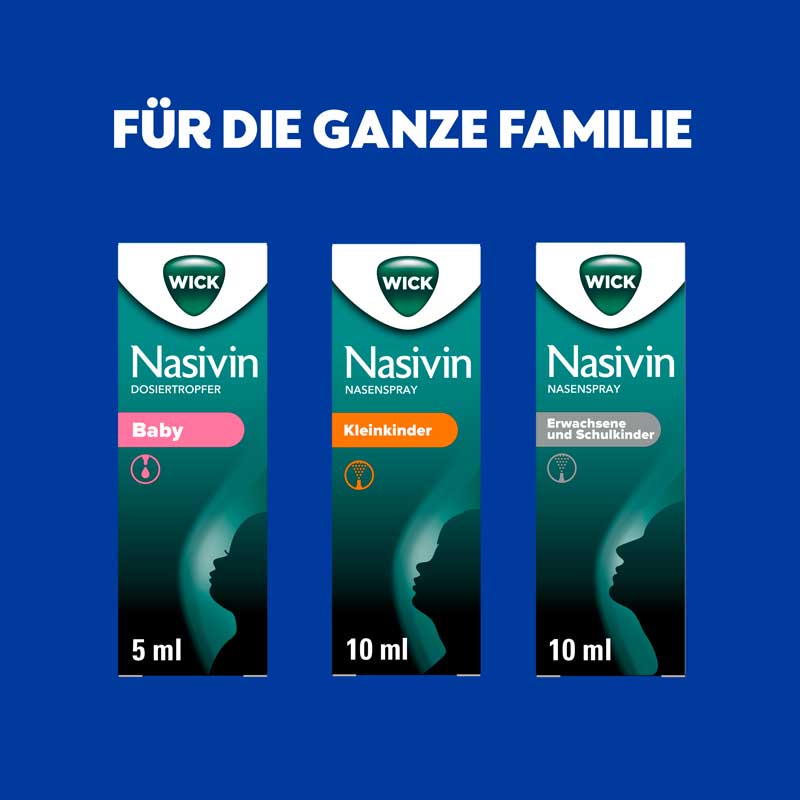 WICK NASIVIN NASENSPRAY Kleinkinder Ohne Konservierungsstoffe 10 ml Nasenspray