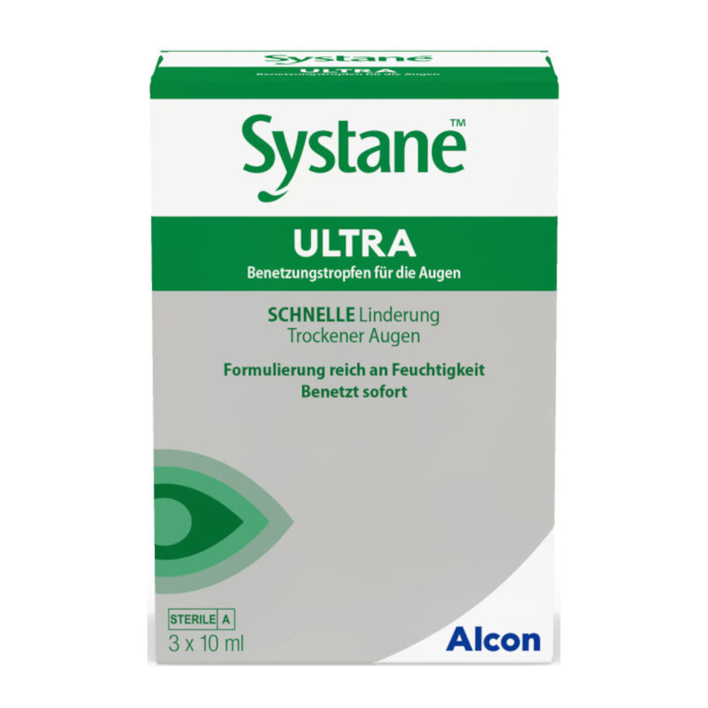 SYSTANE Ultra Benetzungstropfen 3X10 ml Augentropfen