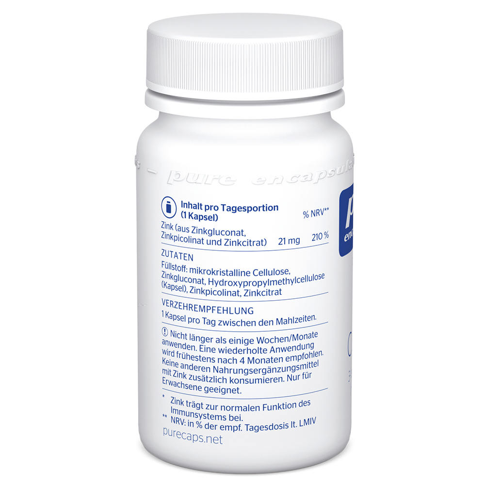pure encapsulations Zink Complex 60 St Kapseln