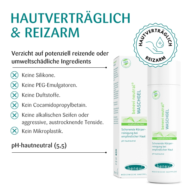 BENEVI Neutral Waschgel 200 ml Gel