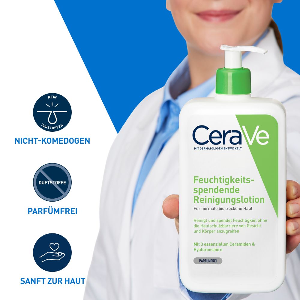 CeraVe Feuchtigkeitsspendende Reinigungslotion 473 ml Lotion