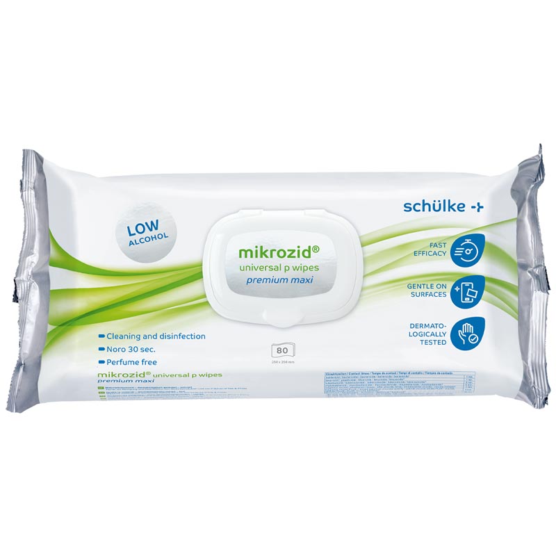 schülke mikrozid universal p wipes premium maxi 80 St Tücher