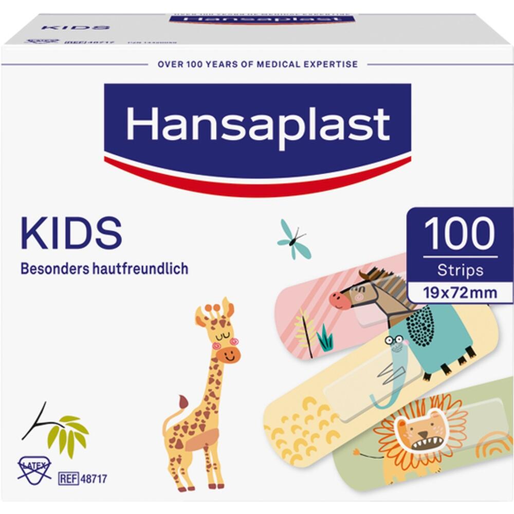 Hansaplast KIDS Strips 19x72mm + 20% Rabatt* 100 St Pflaster