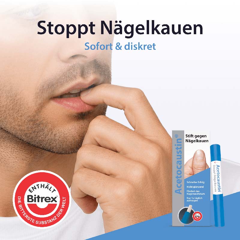 Acetocaustin Stift gegen Nagelkauen  3 ml Stifte