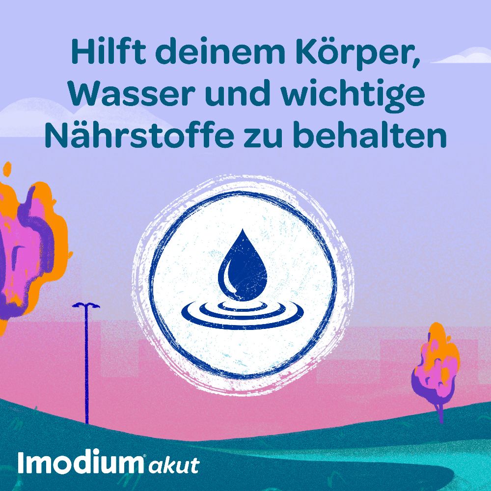 Imodium akut Duo - bei akutem Durchfall mit Blähungen
