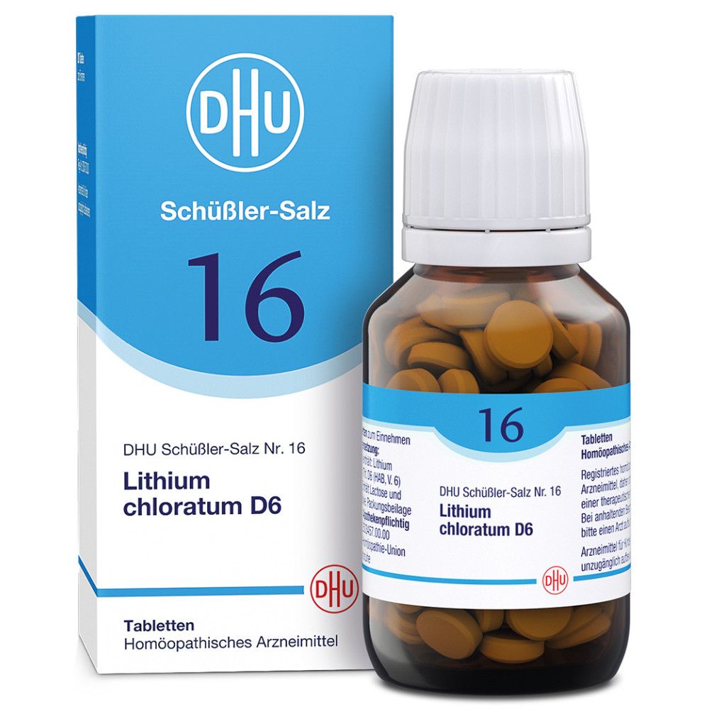 DHU Schüssler-Salz Nr. 16 Lithium chloratum D 6 Tabletten 200 St Tabletten