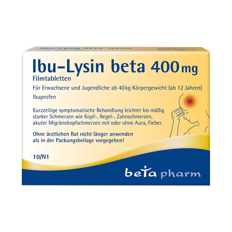 Ibu-Lysin beta 400 mg 10 St Filmtabletten