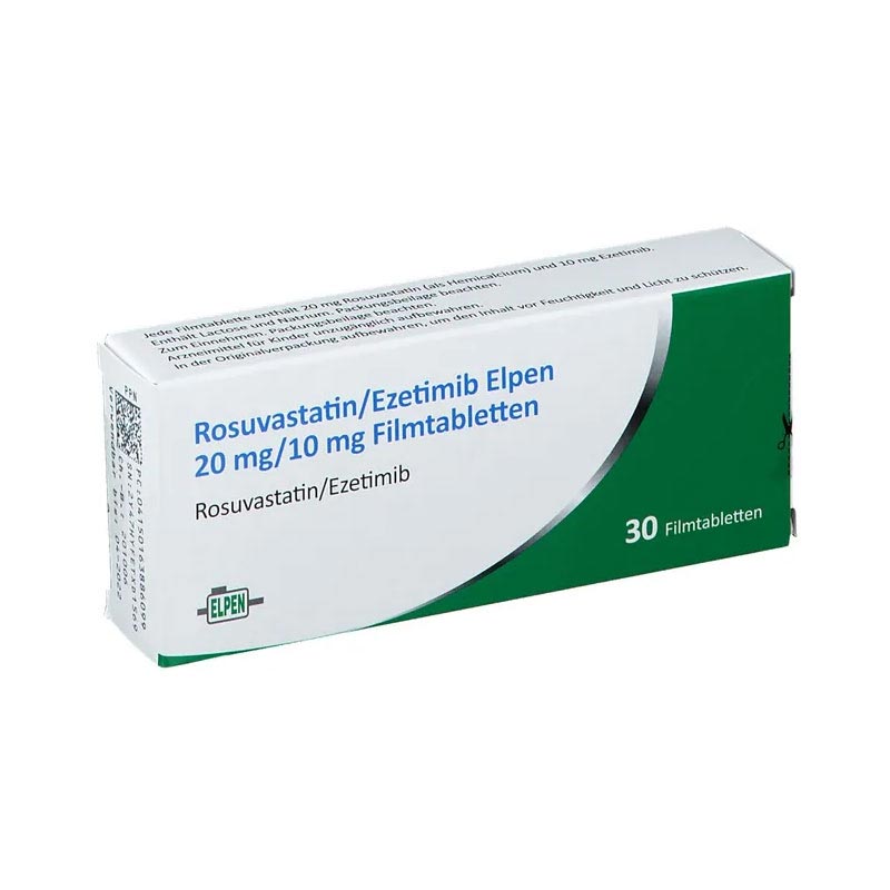 Rosuvastatin / Ezetimib Elpen 20 mg /10 mg 30 St Filmtabletten