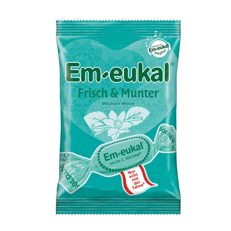 Em-eukal Frisch & Munter Mitcham-Minze 90 g Bonbons