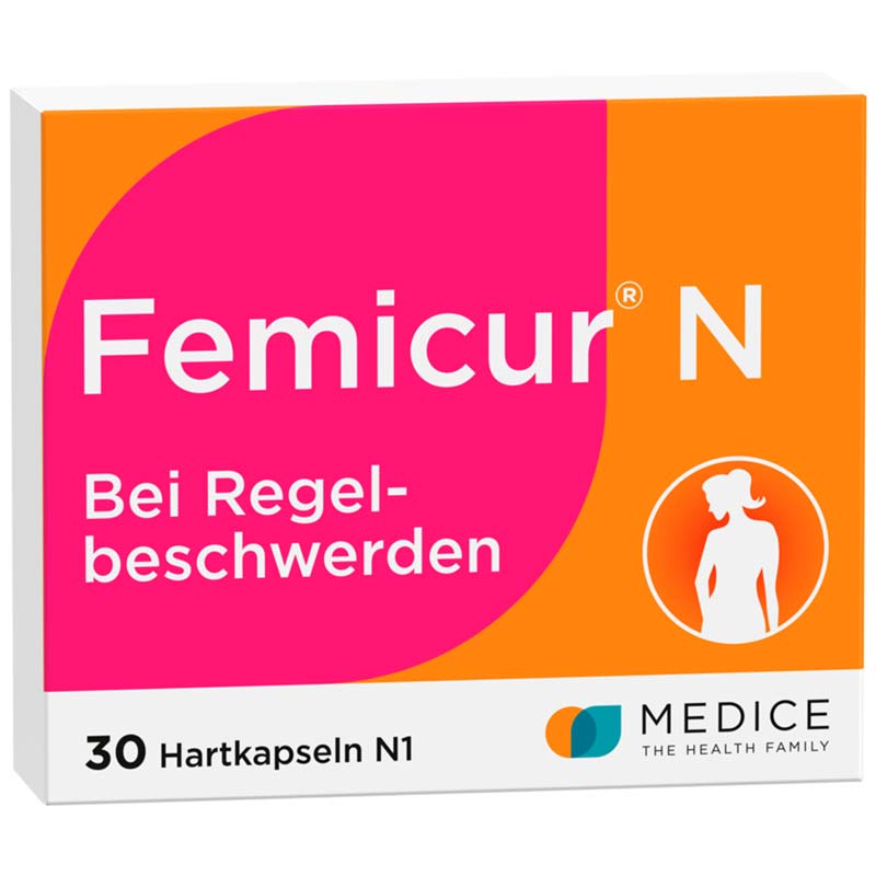 Femicur N Kapseln bei Regelbeschwerden 30 St Hartkapseln