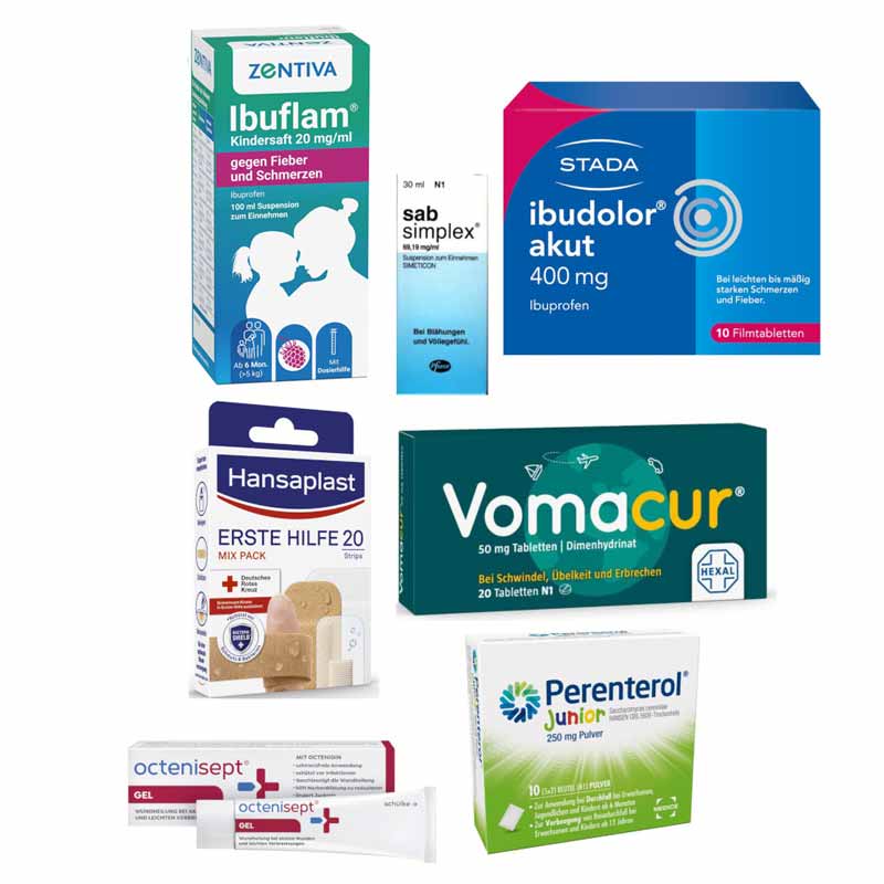 Reiseapotheke Familie 1 Sparset