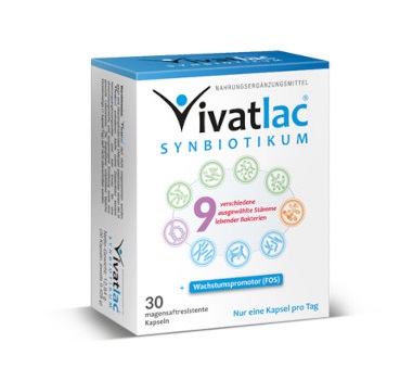 Vivatlac SYNBIOTIKUM 30 St Kapseln magensaftresistent