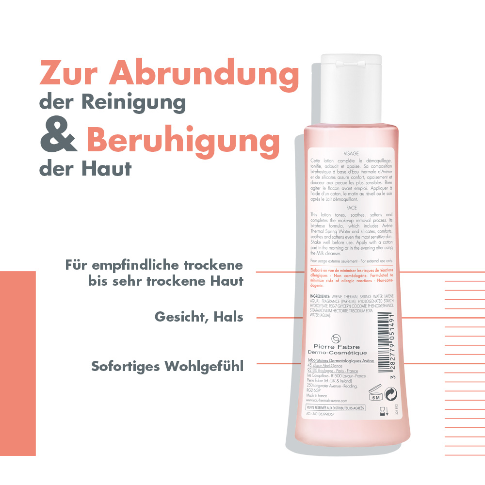 Avène Mildes Gesichtswasser 100 ml Lotion