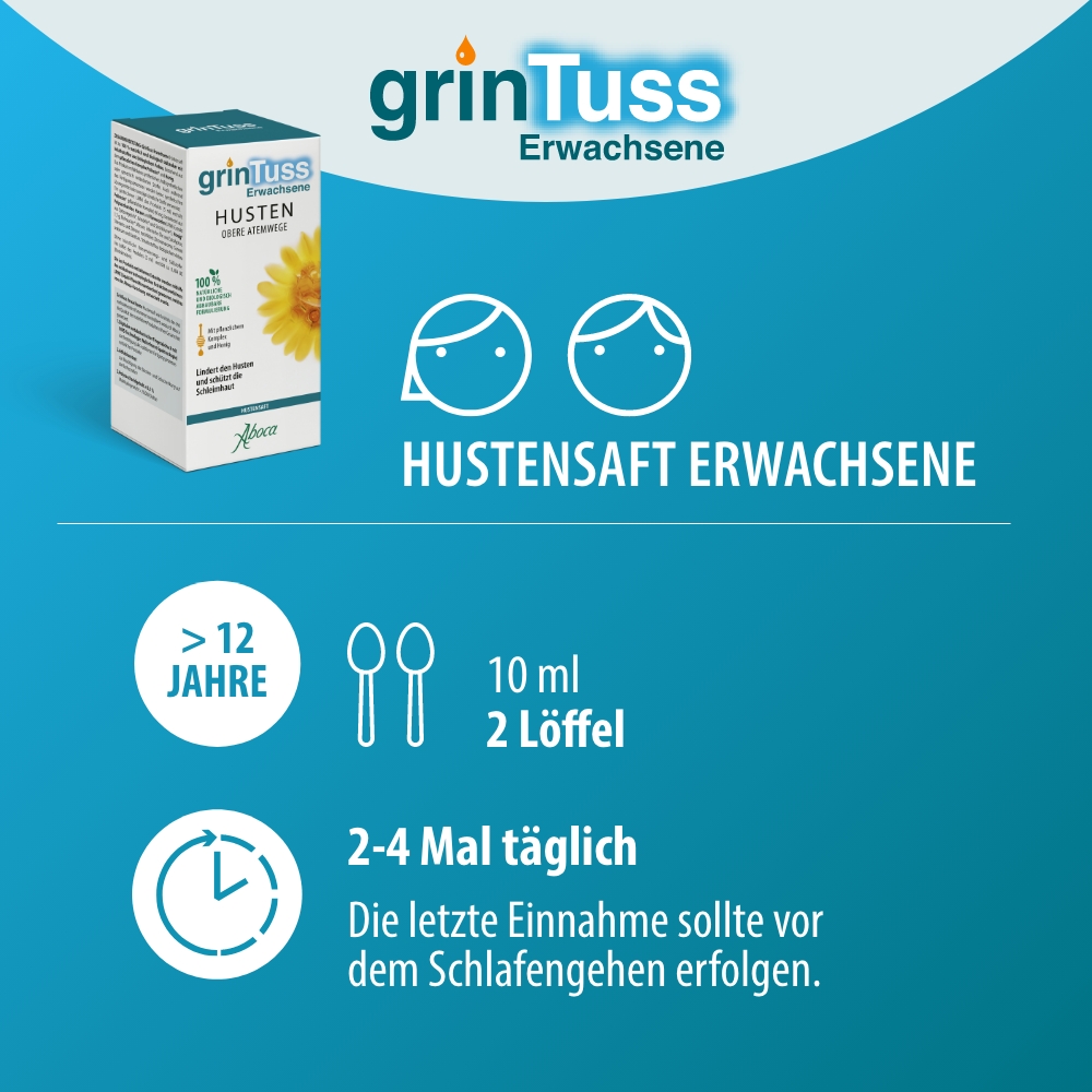 grinTuss HUSTEN Erwachsene  128 g Sirup
