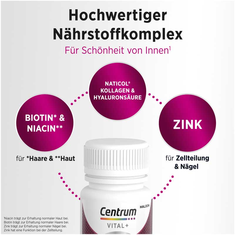 Centrum VITAL + HAUT, HAARE & NÄGEL  30 St Tabletten