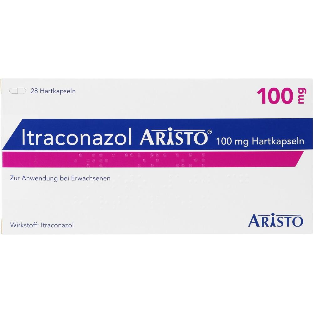 Itraconazol Aristo 100mg 28 St Hartkapseln