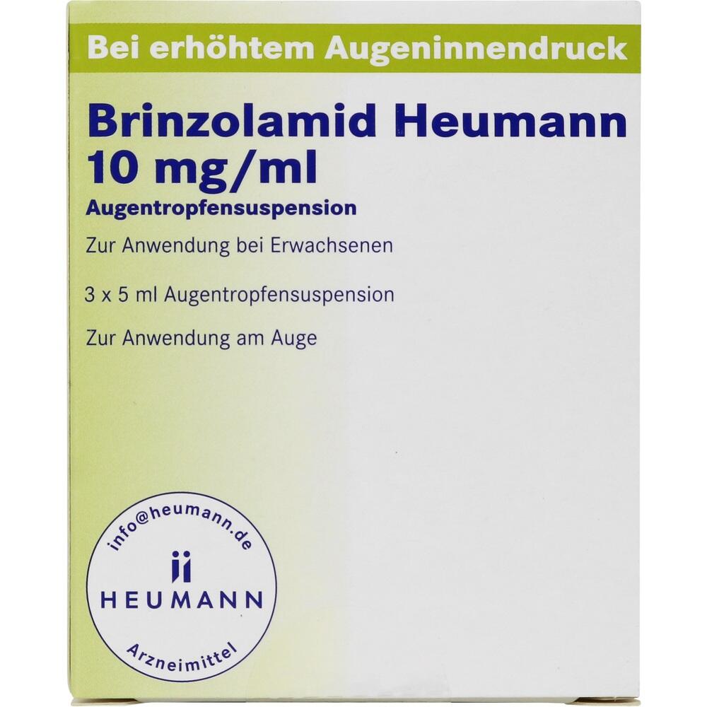 Brinzolamid Heumann 10mg/ml 3X5 ml Augentropfen