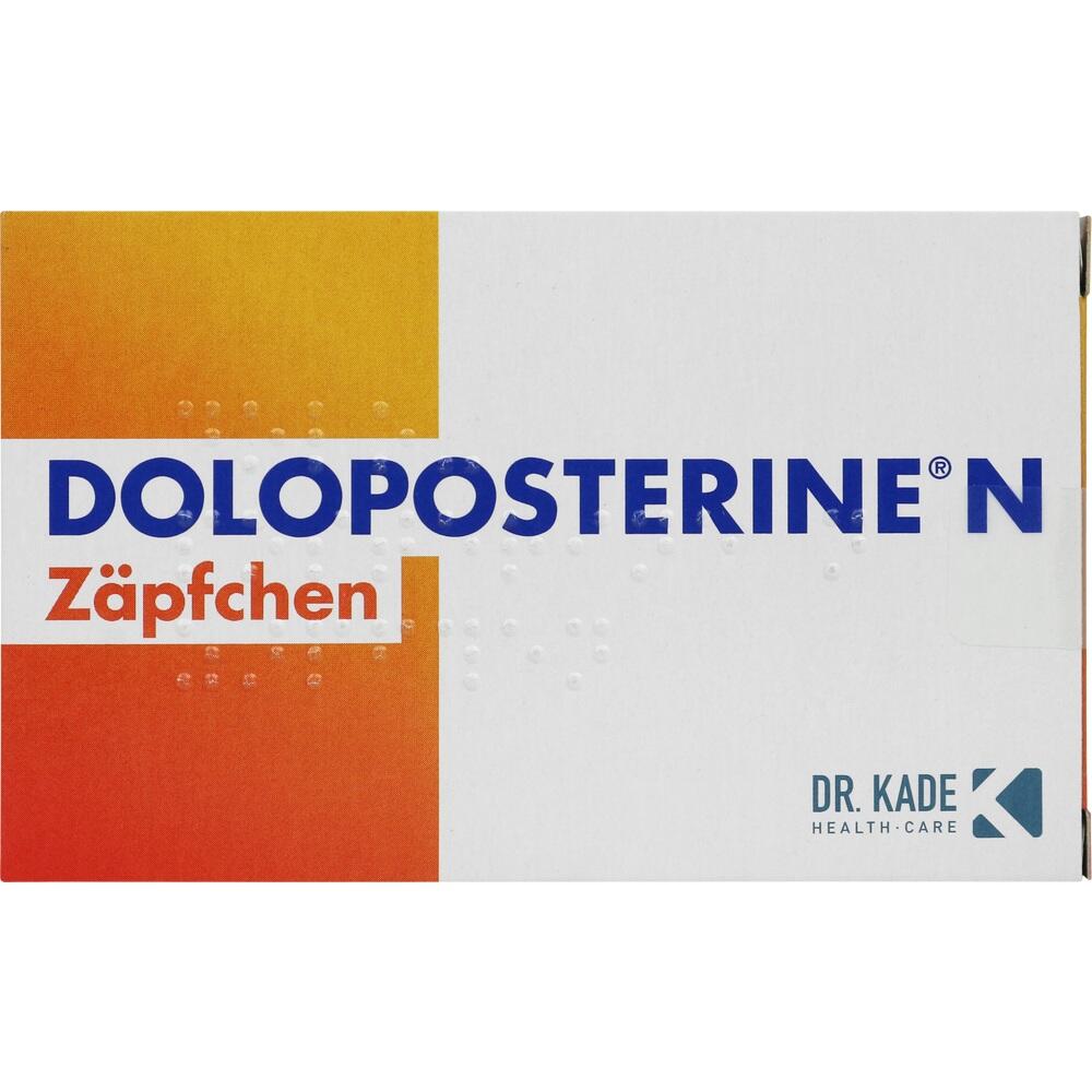 DoloPosterine N Zäpfchen 10 St Suppositorien
