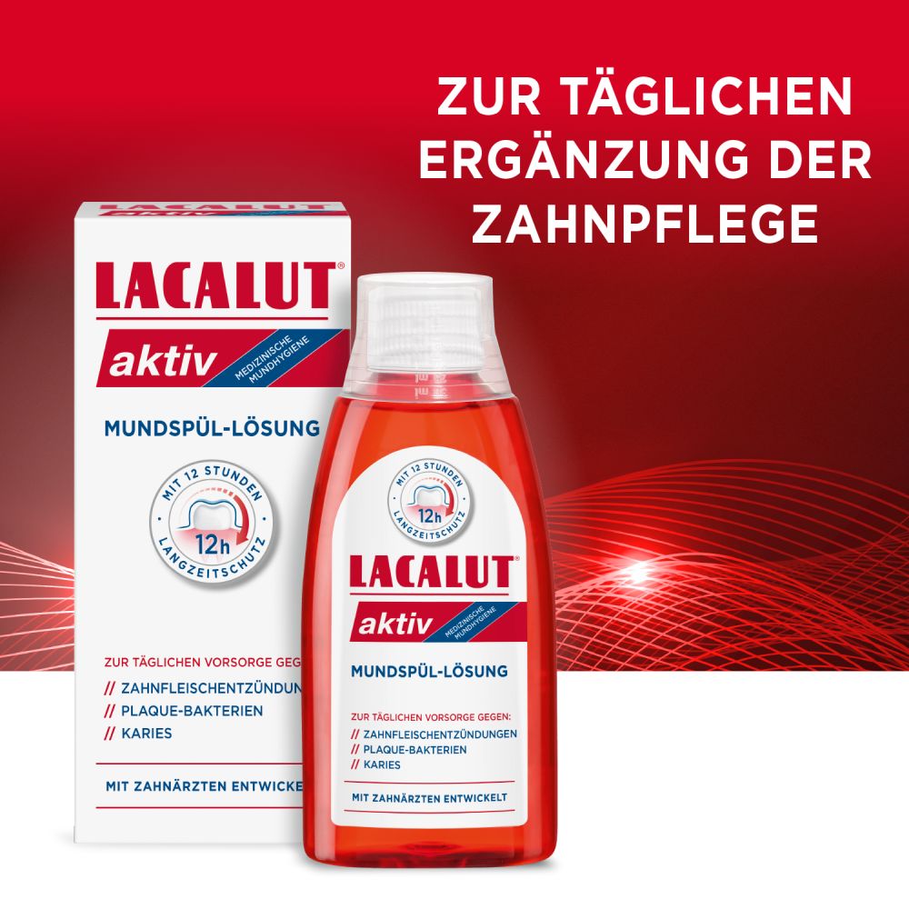 LACALUT aktiv Mundspül-Lösung 300 ml Lösung