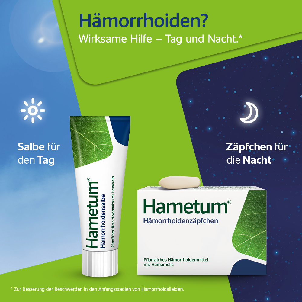 Hametum Hämorrhoidenzäpfchen 25 St Suppositorien