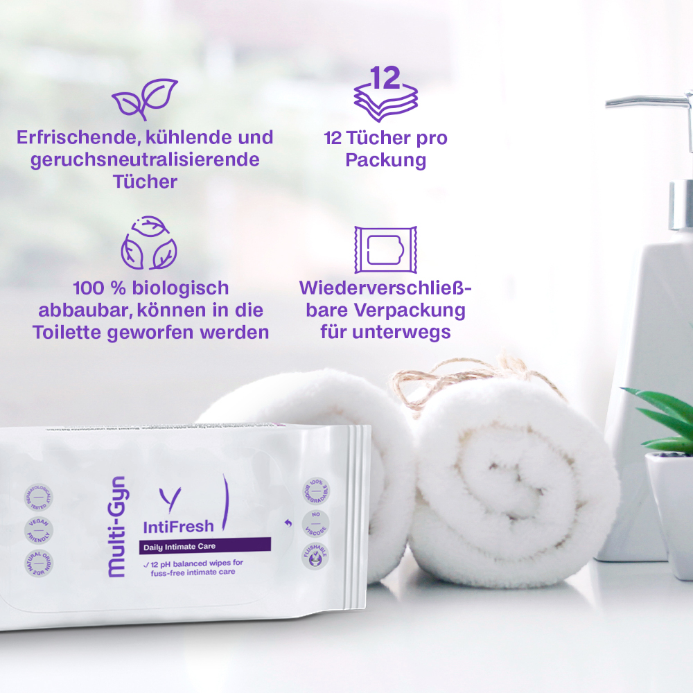 Multi-Gyn IntiFresh T&uuml;cher 12 St T&uuml;cher
