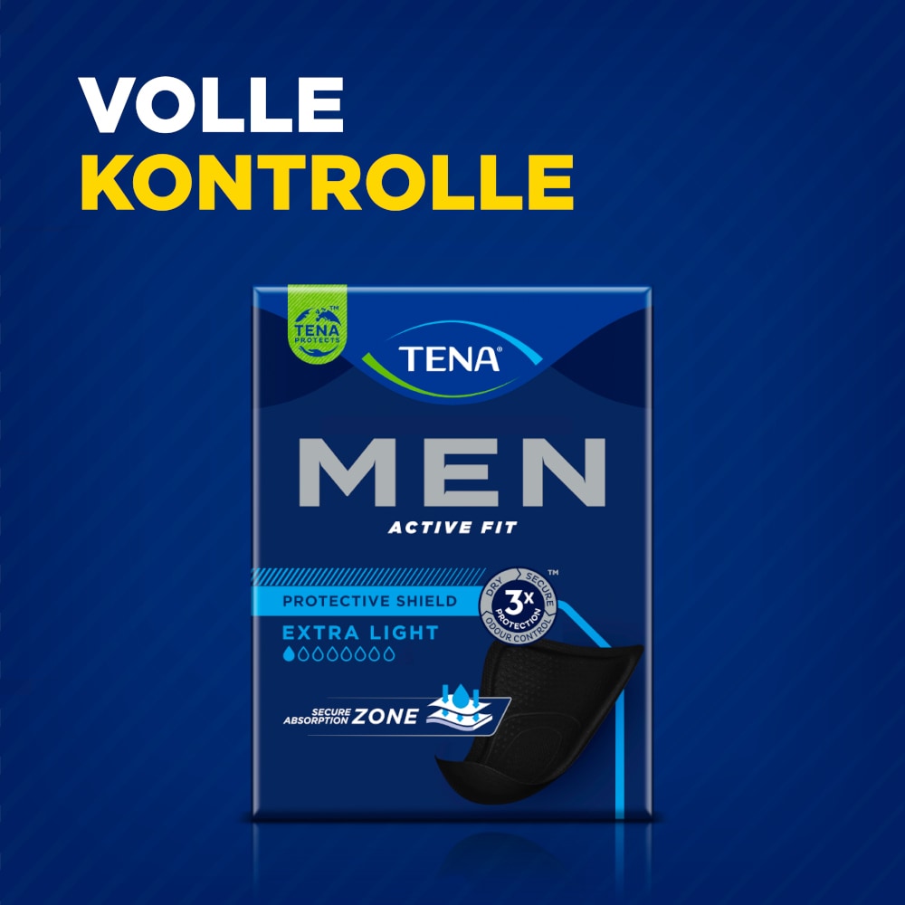 TENA MEN ACTIVE FIT EXTRA LIGHT Inkontinenzeinlagen 8X14 St
