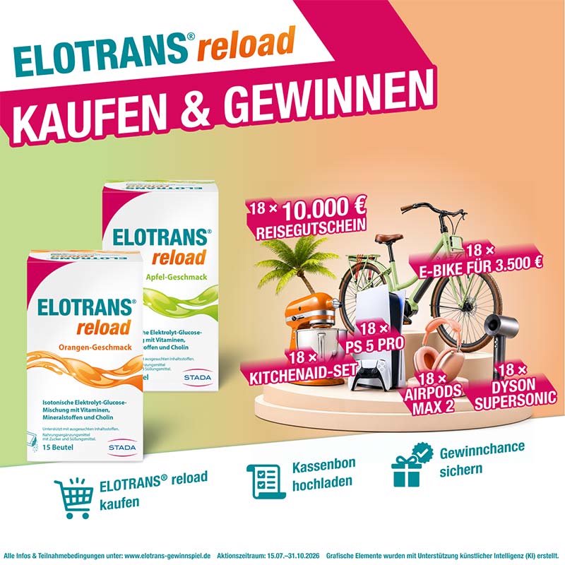 ELOTRANS reload Apfel 15X7.45 g Pulver