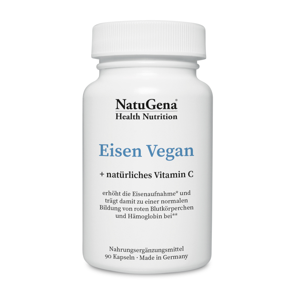 NatuGena Eisen Vegan  90 St Kapseln