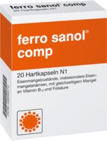 Ferro sanol comp 30mg/0,5mg/2,5μg 20 St Hartkapseln mit magensaftresistent überzogenen Pellets