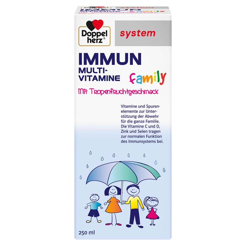 Doppelherz system IMMUN MULTIVITAMINE family 250 ml Flüssigkeit zum Einnehmen