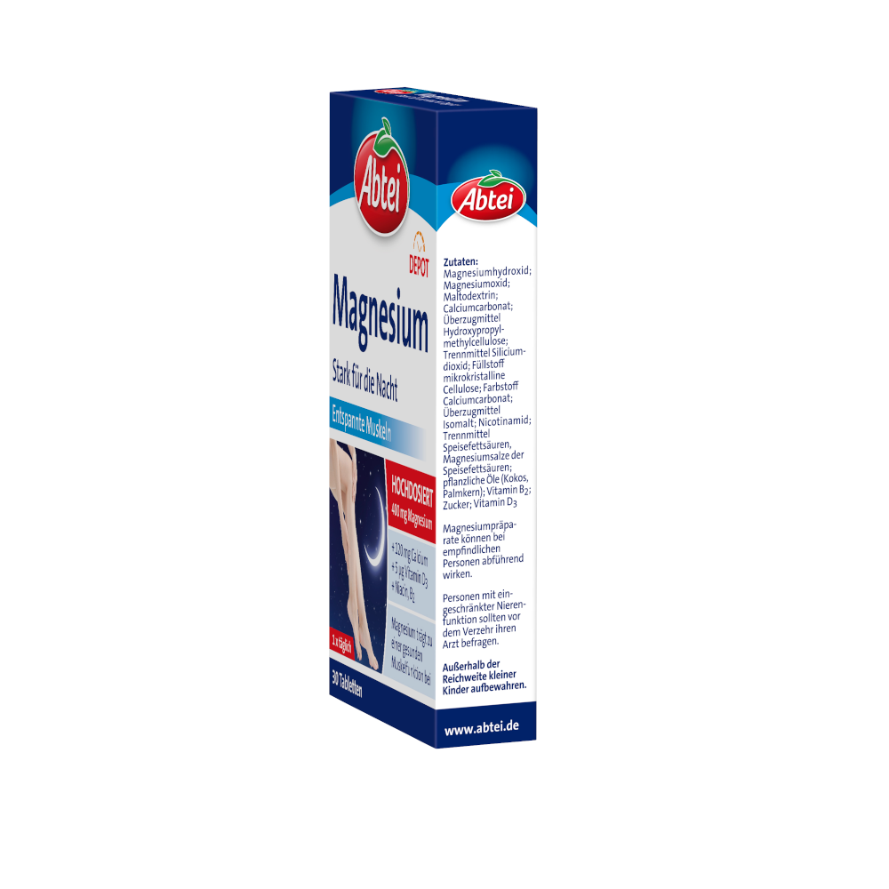 Abtei Magnesium DEPOT Stark für die Nacht 30 St Tabletten