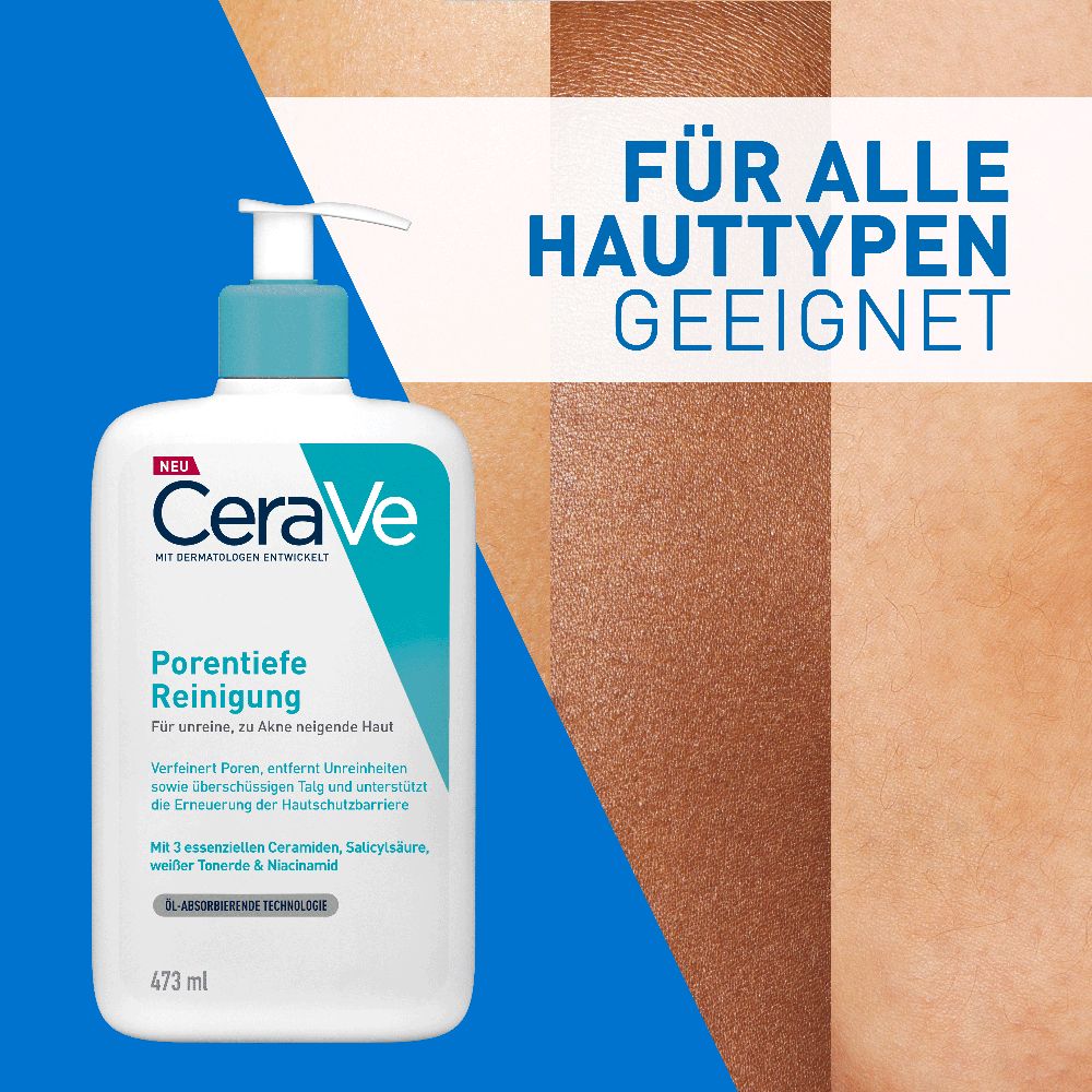 CeraVe Porentiefe Reinigung 473 ml Gel