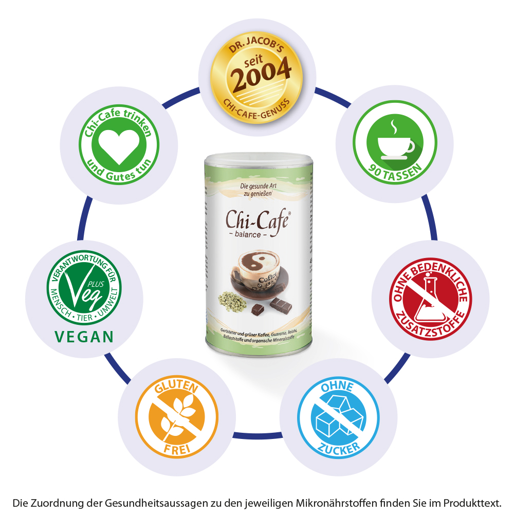 Chi-Cafe balance Wellness Genießer Kaffee mit Mineralstoffen