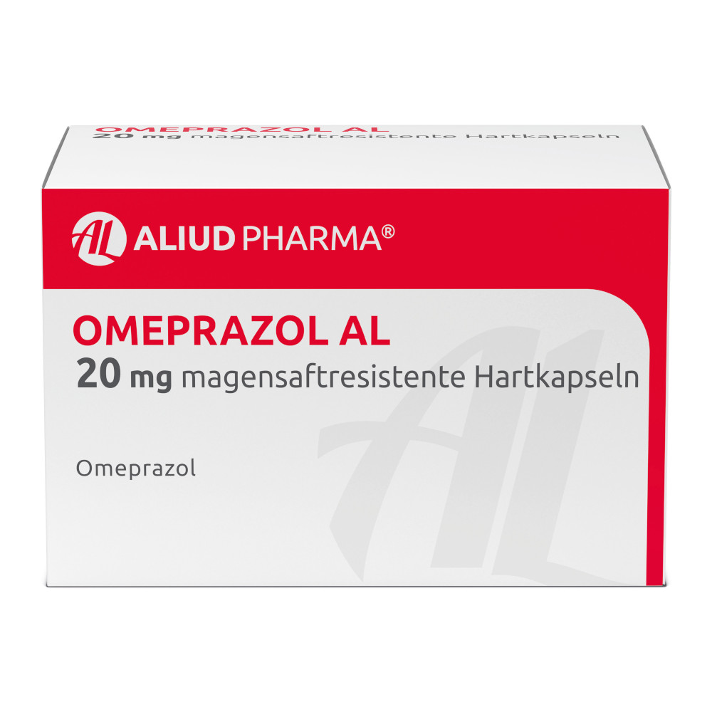 OMEPRAZOL AL 20mg 100 St Magensaftresistente Hartkapseln
