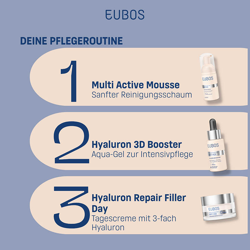 EUBOS Anspruchsvolle Haut ANTI-AGE HYALURON 3D BOOSTER 30 ml Gel