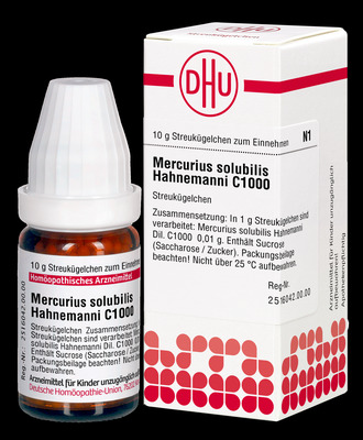 MERCURIUS SOLUBILIS Hahnemanni C 1000 Globuli 10 g Globuli