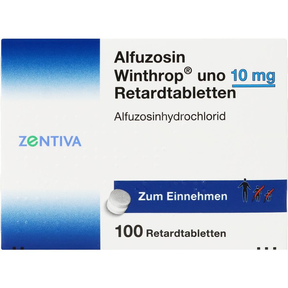 ALFUZOSIN Winthrop Uno 10 mg Retardtabletten 100 St Retard-Tabletten