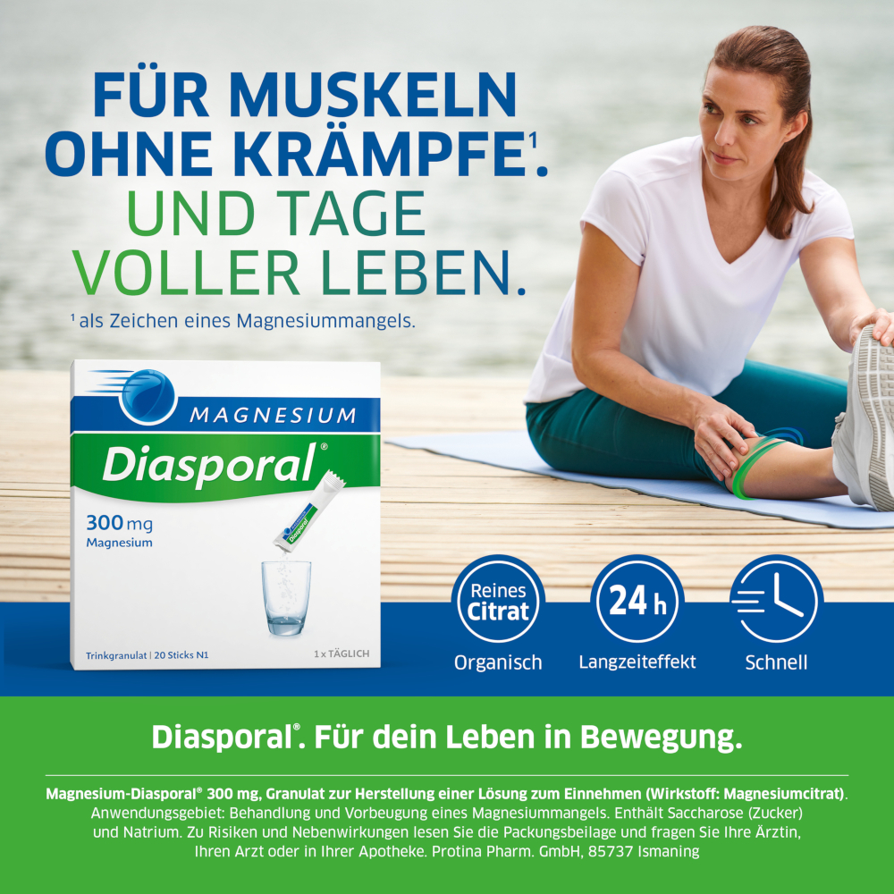 MAGNESIUM Diasporal  300 mg 20 St Granulat