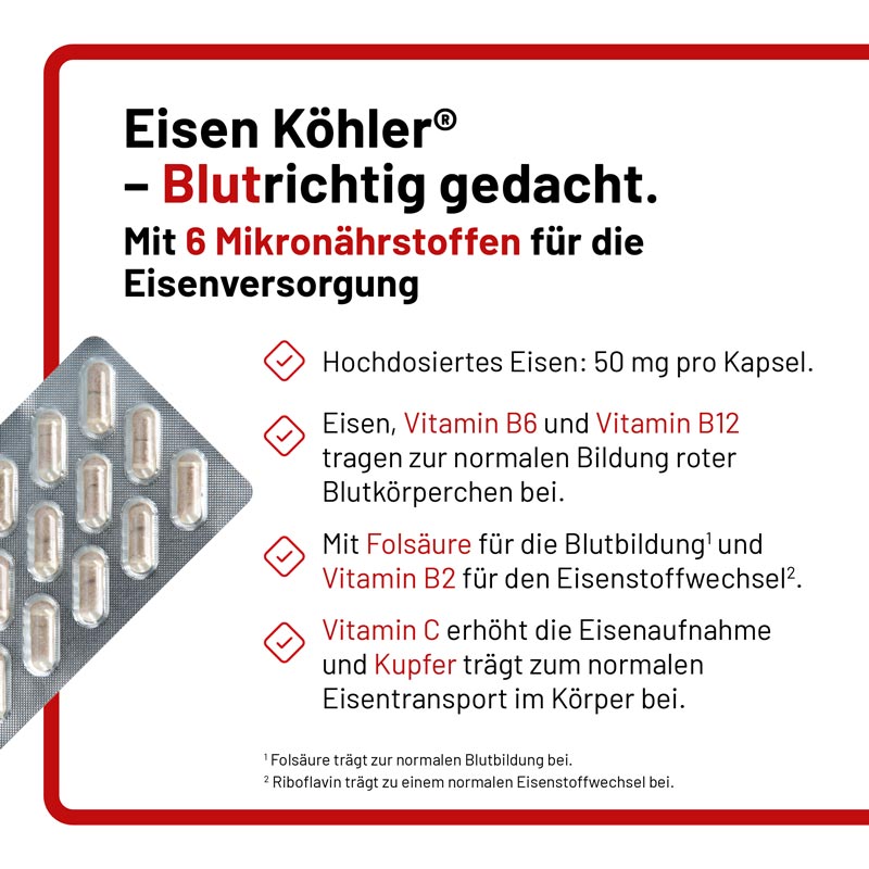 Eisen Köhler 15 St Kapseln