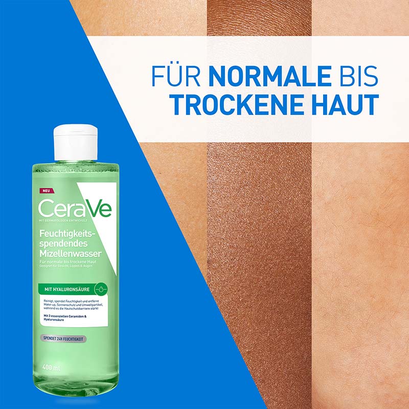 CeraVe Feuchtigkeitsspendendes Mizellenwasser 400 ml Flüssigkeit
