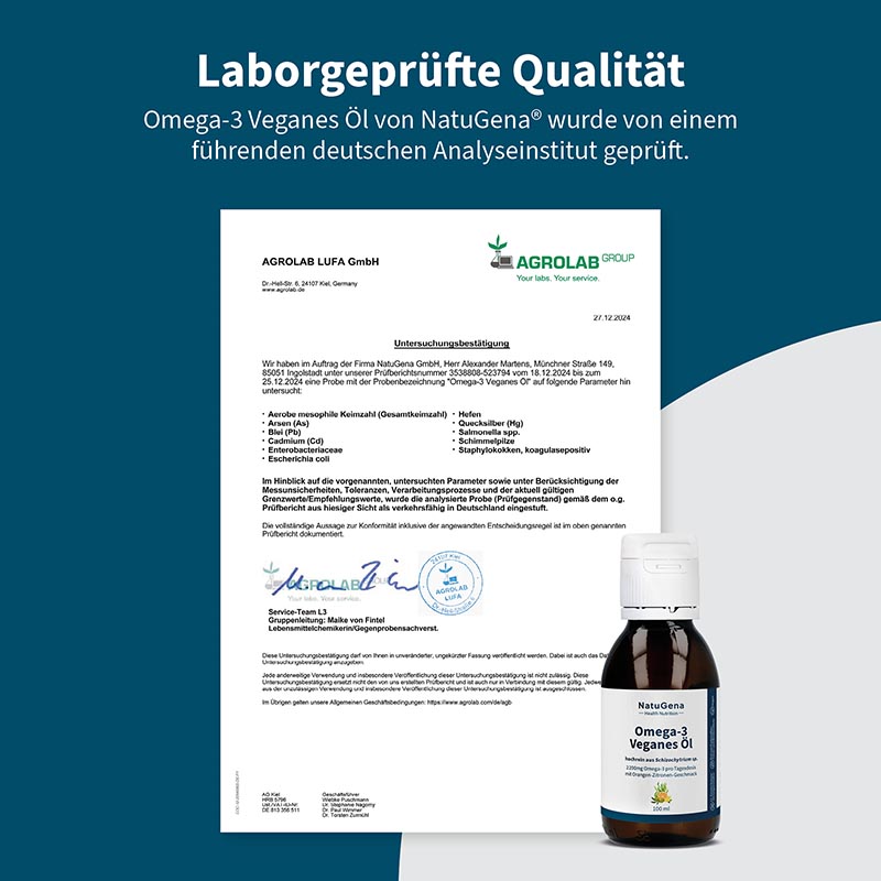 NatuGena Omega-3 Veganes Öl 100 ml 100 ml Öl