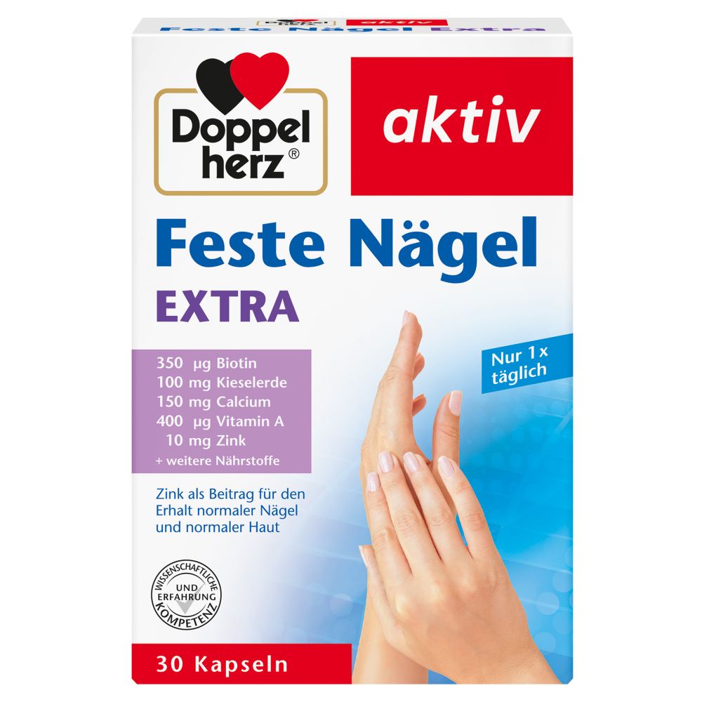 Doppelherz aktiv Feste Nägel EXTRA 30 St Kapseln