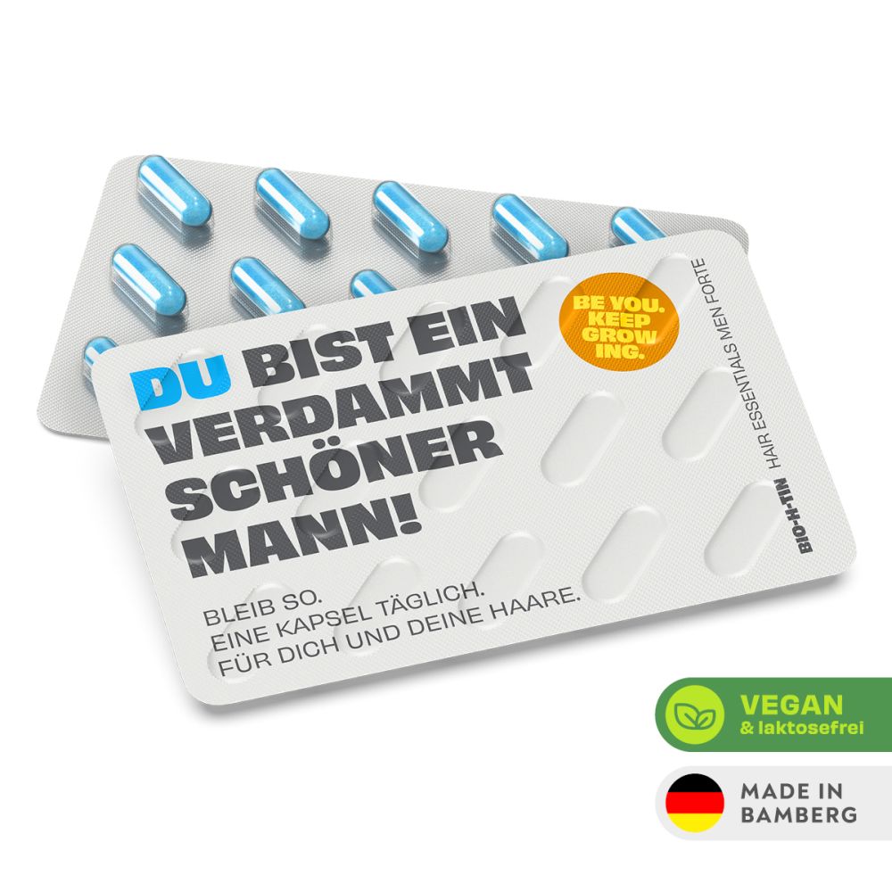 BIO-H-TIN HAIR ESSENTIALS MEN FORTE 30 St Kapseln